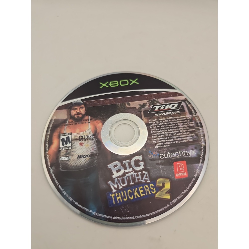 Xbox Video Game Big Mutha Truckers 2 Disc Only